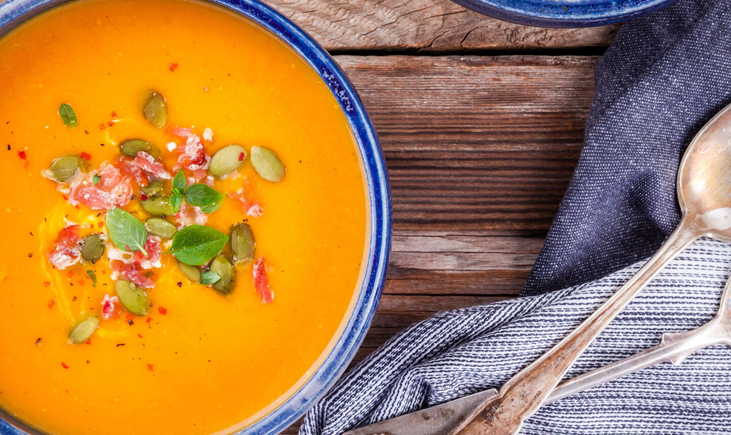 Denhay Bacon and Pumpkin Soup