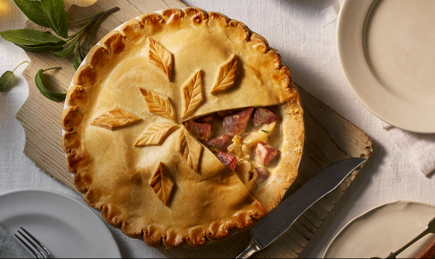 Unsmoked Gammon and Pancetta Pie